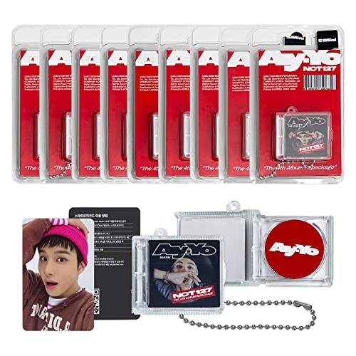 NCT 127 - 4th Album Repackage [Ay-Yo] (SMini Ver. - Random Ver.) Package + SMini Case + Photo Card + Music NFC CD + Ball Chain + 2 Pin Button Badges + 4 Extra Photocards von SMent