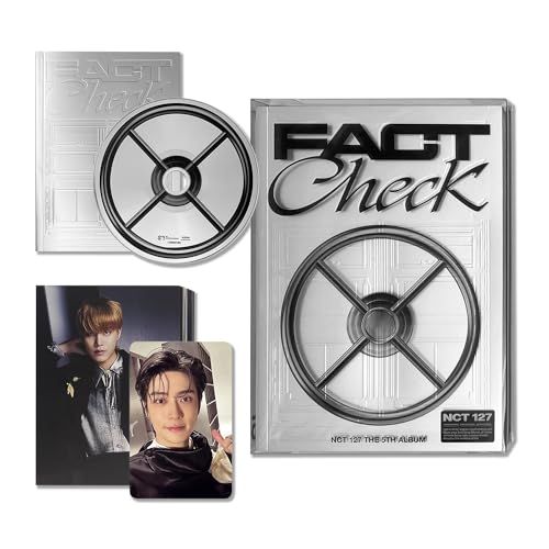 NCT - 5TH ALBUM [Fact Check] (Storage Ver.) Case + CD-R + Photobook + Postcard + Photocard + 2 Pin Badges + 4 Extra Photocards von SMent