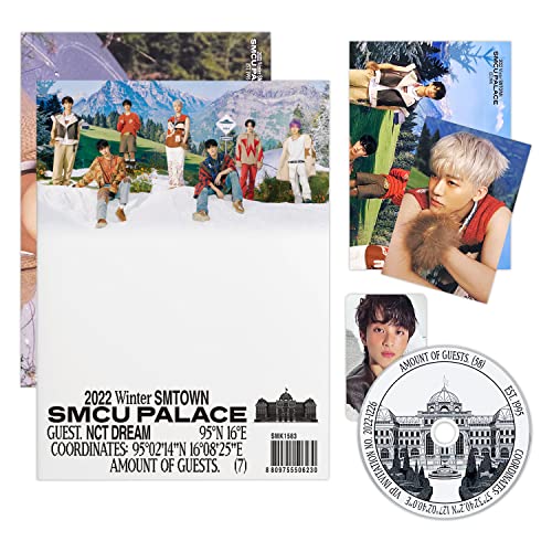 NCT DREAM - [2022 Winter SMTOWN : SMCU PALACE] (GUEST. NCT DREAM) Photobook + CD-R + Lyrics Paper + Photo Card + Postcard + Folded Poster + Poster + 2 Pin Button Badges + 4 Extra Photocards von SMent