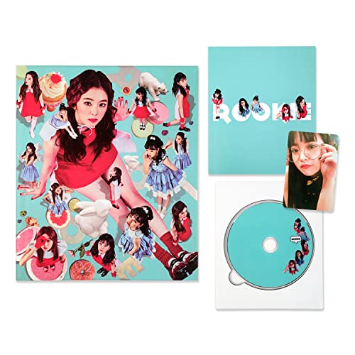 RED VELVET - 4nd Mini Album [Rookie] (Random Cover) Booklet + CD-R + Random Card + 2 Pin Button Badges + 4 Extra Photocards von SMent