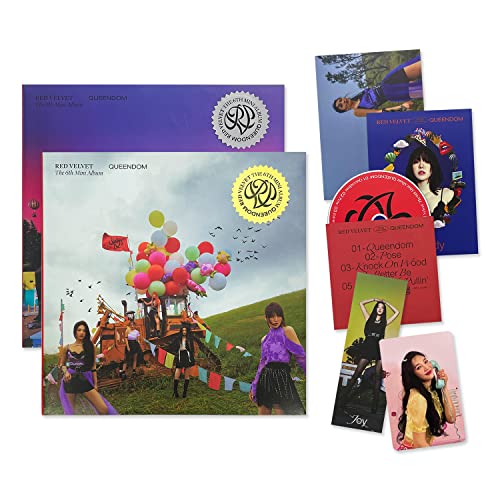 Red Velvet - 6th Mini Album [Queendom] (Queens Ver.) Random Dust Jacket + Photobook + CD-R + Envelope + Portrait Card + Postcard + Bookmark + Photo Card + 2 Pin Button Badges + 4 Extra Photocards von SMent