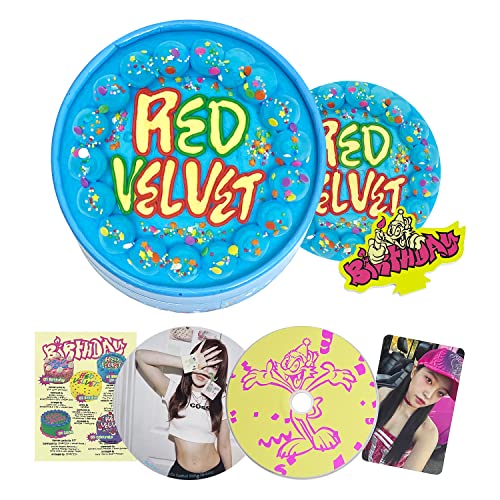 Red Velvet - [The Reve Festival 2022 : BIRTHDAY] (Cake Ver. - Wendy Ver.) Package + Circle Photo + CD-R + Photocard + Candle Pick + Lyrics Paper + Poster + 2 Pin Button Badges + 4 Extra Photocards von SMent