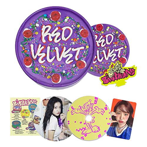 Red Velvet - [The Reve Festival 2022 : BIRTHDAY] (Cake Ver. - Yeri Ver.) Package + Circle Photo + CD-R + Photocard + Candle Pick + Lyrics Paper + Poster + 2 Pin Button Badges + 4 Extra Photocards von SMent