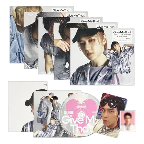 WayV - Mini 5th Album [Give Me That] (Digipack Ver - Random) Cover + Photo Book + ID Picture + CD-R + Photo Card + Folded Poster + 3 Extra Photocards von SMent.