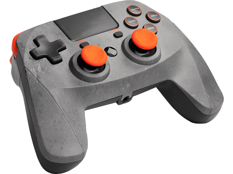 SNAKEBYTE Game:Pad 4 S wireless ROCK Controller Grau/Orange für PlayStation von SNAKEBYTE