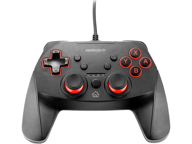 SNAKEBYTE Game:Pad SW™ Controller Schwarz/Rot für Nintendo Switch von SNAKEBYTE