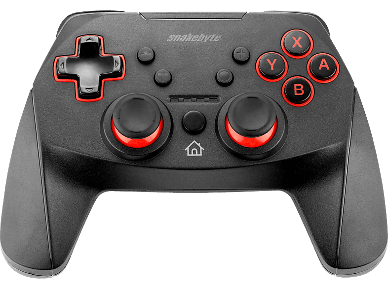 SNAKEBYTE Game:Pad SW Pro™ Controller Schwarz/Rot für Nintendo Switch von SNAKEBYTE
