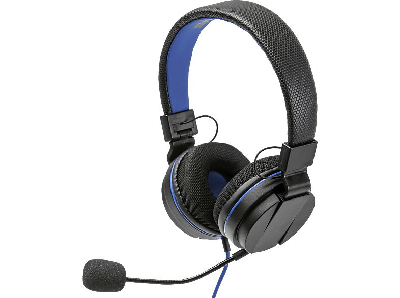 SNAKEBYTE Headset 4 Stereo und abnehmbaren Mikrofon , On-ear Gaming Schwarz/Blau von SNAKEBYTE