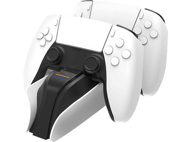 SNAKEBYTE snakebyte PS5 TWIN:CHARGE 5™ (WHITE), Zubehör für PS5, Schwarz/Weiß von SNAKEBYTE