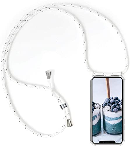 SNCLET Cover für OnePlus 13 Hülle mit Band Handyhülle Lanyard Cover Ultra Dünne Hülle Necklace Weiche Silikon Transparent Stoßfest Protective Bumper Case für OnePlus 13,Weiß SNCLET Cover für OnePlus 13 Hülle mit Band Handyhülle Lanyard Cover Ultra Dünne Hülle Necklace Weiche Silikon Transparent Stoßfest Protective Bumper Case für OnePlus 13,Weiß von SNCLET