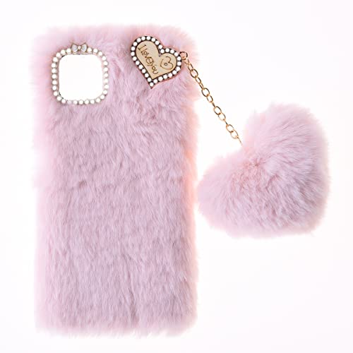 SNCLET Fluffy Plush Case für Blackview A55 Handyhülle Silikon Handyhülle Case Girls Cute Bling Bow Diamond Fluffy Furry Soft Warm Gradient Fur Protective Cover Silikon Hülle für Blackview A55,Rosa SNCLET Fluffy Plush Case für Blackview A55 Handyhülle Silikon Handyhülle Case Girls Cute Bling Bow Diamond Fluffy Furry Soft Warm Gradient Fur Protective Cover Silikon Hülle für Blackview A55,Rosa von SNCLET