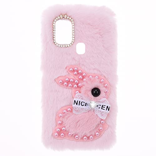 SNCLET Handyhülle für Nokia C22 Plüsch Hülle Kunstpelz Flauschig Flaumig Kaninchen mit Diamant Glitter Warm Hüllen Lovely Bunny Silikon TPU Rückseite Case für Nokia C22,Rosa Kaninchen SNCLET Handyhülle für Nokia C22 Plüsch Hülle Kunstpelz Flauschig Flaumig Kaninchen mit Diamant Glitter Warm Hüllen Lovely Bunny Silikon TPU Rückseite Case für Nokia C22,Rosa Kaninchen von SNCLET