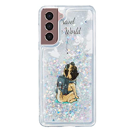 SNCLET Handyhülle für Samsung Galaxy S24+ Treibsand Handyschale Flüssig Cover Handyhülle Silikon Glitzer Transparent Schutzhülle Quicksand TPU Bumper Liquid Back Cover für Samsung S24+/Plus,Hund SNCLET Handyhülle für Samsung Galaxy S24+ Treibsand Handyschale Flüssig Cover Handyhülle Silikon Glitzer Transparent Schutzhülle Quicksand TPU Bumper Liquid Back Cover für Samsung S24+/Plus,Hund von SNCLET