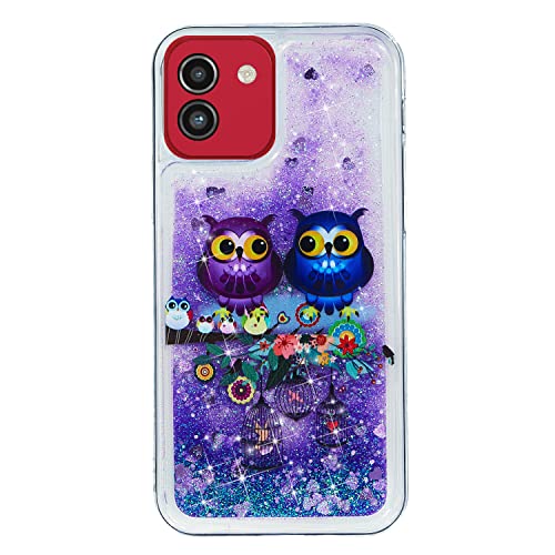 SNCLET Hülle für Samsung Galaxy A03 Treibsand Flüssig Cover Galaxy A03 Handyhülle Silikon Glitzer Transparent Schutzhülle Quicksand TPU Bumper Anti-Scratch Liquid Back Cover für Galaxy A03,Eulen SNCLET Hülle für Samsung Galaxy A03 Treibsand Flüssig Cover Galaxy A03 Handyhülle Silikon Glitzer Transparent Schutzhülle Quicksand TPU Bumper Anti-Scratch Liquid Back Cover für Galaxy A03,Eulen von SNCLET