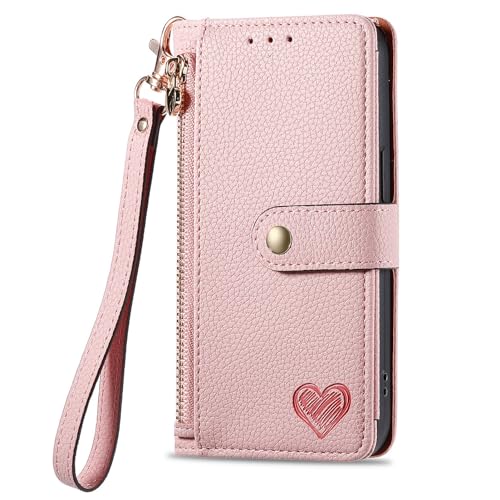 SNCLET Hülle für Ulefone Note 18 Ultra Leder Klappbar Tasche Liebe Muster PU Leder Brieftasche Stoßfest RFID Blocker Magnet Kartenfach Standfunktion Schutzhülle für Ulefone Note 18 Ultra,Rosa SNCLET Hülle für Ulefone Note 18 Ultra Leder Klappbar Tasche Liebe Muster PU Leder Brieftasche Stoßfest RFID Blocker Magnet Kartenfach Standfunktion Schutzhülle für Ulefone Note 18 Ultra,Rosa von SNCLET