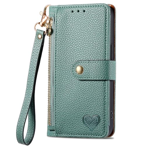 SNCLET Hülle für Ulefone Note 6 Lederhülle Liebe Muster PU Leder Brieftasche Stoßfest RFID Blocker Schutz Magnet Kartenfach Standfunktion Klapphülle für Ulefone Note 6,Grün SNCLET Hülle für Ulefone Note 6 Lederhülle Liebe Muster PU Leder Brieftasche Stoßfest RFID Blocker Schutz Magnet Kartenfach Standfunktion Klapphülle für Ulefone Note 6,Grün von SNCLET