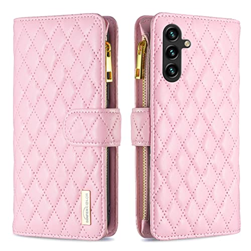 SNCLET Premium Wallet Case für Samsung Galaxy A16 5G Hülle Flip Folio Case PU Leder Geldbörsen-Etui Schutzhülle Magnetverschluss 9 Fächern Karten Ständer Stoßfest für Samsung A16 5G Handyhülle,Rosa SNCLET Premium Wallet Case für Samsung Galaxy A16 5G Hülle Flip Folio Case PU Leder Geldbörsen-Etui Schutzhülle Magnetverschluss 9 Fächern Karten Ständer Stoßfest für Samsung A16 5G Handyhülle,Rosa von SNCLET