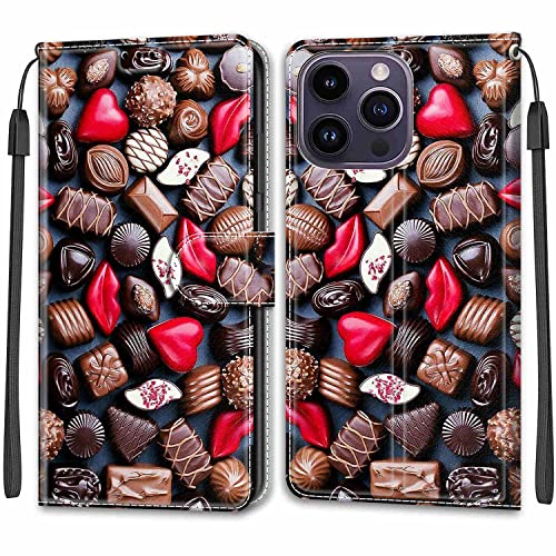 SNCLET für iPhone 14 Pro Max Klapphülle Cover PU Leder Brieftasche Handyhülle ID Kartenfächer Magnetverschluss Etui Protective Anti-Scratch Stoßfeste Schutzhülle für iPhone 14 Pro Max,Praline SNCLET für iPhone 14 Pro Max Klapphülle Cover PU Leder Brieftasche Handyhülle ID Kartenfächer Magnetverschluss Etui Protective Anti-Scratch Stoßfeste Schutzhülle für iPhone 14 Pro Max,Praline von SNCLET