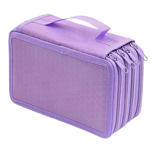 Etui FüR Buntstifte Federmäppchen mit 72 Löchern, 4 Schichten, Federmäppchen for Mädchen, Organizer, Stiftetui, Kunst, Schulbedarf, niedliches Briefpapier FüR Die Aufbewahrung Von Buntstiften(Purple) Etui FüR Buntstifte Federmäppchen mit 72 Löchern, 4 Schichten, Federmäppchen for Mädchen, Organizer, Stiftetui, Kunst, Schulbedarf, niedliches Briefpapier FüR Die Aufbewahrung Von Buntstiften(Purple) von SNGUOQ