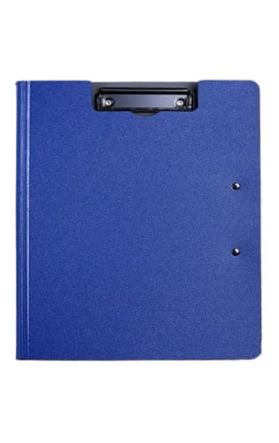 Klemmbretter 2PCS Zwischenablage A4 Dateiordner Zwischenablage Schreibblock Memo Clip Board Doppelclips Organizer(Blue) von SNGUOQ