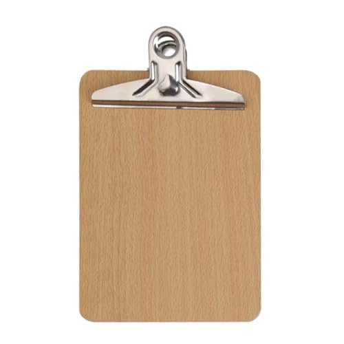 Klemmbretter 3PC Zwischenablage Schreibwaren Lagerung Holz Notizblöcke Akten Clip Ordner Bord Ablagen Schreiben Blatt Pad(A4) von SNGUOQ