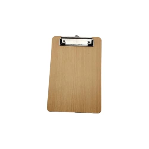 Klemmbretter 3PCS Zwischenablage Verdickte Holzbrett Clip Holz Schreibmatte Bord Test Papier Daten Ordner Einfache Und Praktische Holzbrett Clip(A5) von SNGUOQ