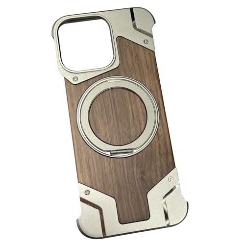 SNHVXLFW-Hülle für iPhone 16 Pro Max/16 Pro/16 Plus/16, Magnetische Ständer Handyhülle Rahmenlos Stoßfeste Schutz Aluminiumlegierung Metall Handytasche,Gold,16 ProMax SNHVXLFW-Hülle für iPhone 16 Pro Max/16 Pro/16 Plus/16, Magnetische Ständer Handyhülle Rahmenlos Stoßfeste Schutz Aluminiumlegierung Metall Handytasche,Gold,16 ProMax von SNHVXLFW
