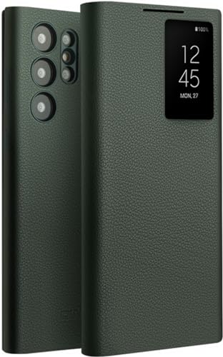 Handyhülle für Samsung Galaxy S23 Ultra Handy-Tasche, Hülle/Ledertasche/Leder Smart Leather Case für Samsung S 23 Ultra von SNOWtreeAA