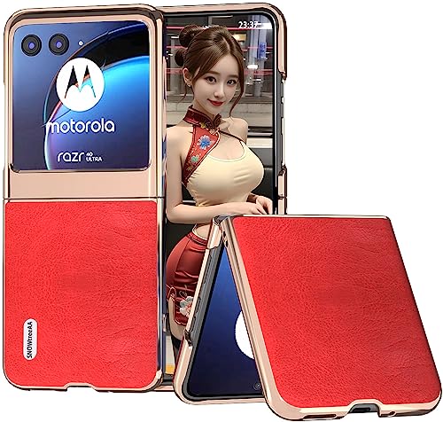 SNOWtreeAA Premium Ledertasche für Motorola Razr 40 Ultra. Tragbare Bruchsichere Telefon Fall für Moto RAZR+ 2023 Hülle/Handyhülle SNOWtreeAA Premium Ledertasche für Motorola Razr 40 Ultra. Tragbare Bruchsichere Telefon Fall für Moto RAZR+ 2023 Hülle/Handyhülle von SNOWtreeAA
