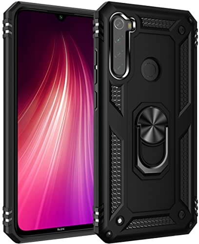 SNOWtreeAA Schutzhülle für Xiaomi Redmi Note 8. Redmi Note 8 Shell/Fallschutz-Handy-hülle in Militärqualität mit Ringhalterung, in Mode von SNOWtreeAA