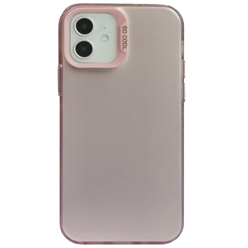 SNZ für iPhone 12 Hülle, Standard Handyhüllen für iPhone 12 Hülle,[vergilbungsbeständige] Schutzhülle Case mit Kratzfeste (Rosa) von SNZ