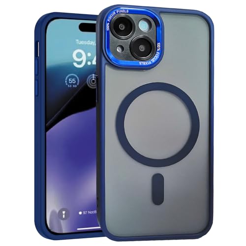 SNZ für iPhone 14 Hülle,Standard Handyhüllen kompatibel mit MagSafe,vergilbungsbeständig und magnetisches Schutzhülle Case für iPhone 14 Hülle -Blau SNZ für iPhone 14 Hülle,Standard Handyhüllen kompatibel mit MagSafe,vergilbungsbeständig und magnetisches Schutzhülle Case für iPhone 14 Hülle -Blau von SNZ