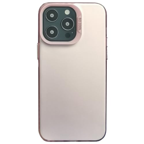 SNZ für iPhone 15 Pro Hülle, Standard Handyhüllen für iPhone 15 Pro Hülle,[vergilbungsbeständige] Schutzhülle Case mit Kratzfeste (Rosa) von SNZ