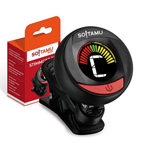 SO!TAMU | Profi Clip-on Stimmgerät für alle Instrumente - Tuner & Stimmgerät Gitarre, Bass, Violine, Ukulele − Chromatisches Stimmgerät − Inkl. Batterie & autom. Energiesparmodus SO!TAMU | Profi Clip-on Stimmgerät für alle Instrumente - Tuner & Stimmgerät Gitarre, Bass, Violine, Ukulele − Chromatisches Stimmgerät − Inkl. Batterie & autom. Energiesparmodus von SO!TAMU