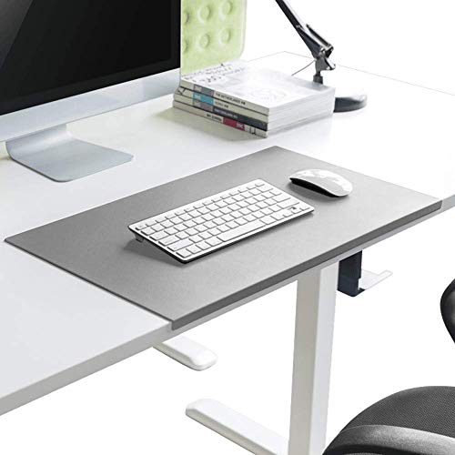 Tastatur/Laptop/Schreiben Büro Schreibtischunterlage mit Kantenschutz aus wasserdichtem Premium-PU-Leder, große Schreibtisch-Organizer-Matte für Gaming-Mauspad von SOAI