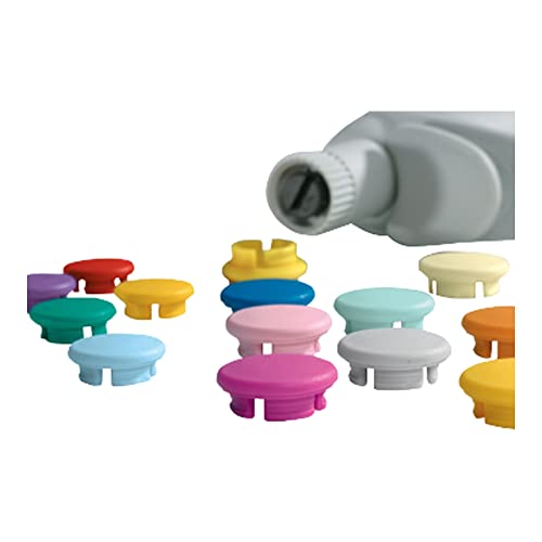 Socorex Polypropylen Smartie Druckknopf Käppchen für Acura Manual Pipetten, Rosa, 6 Stück von SOCOREX