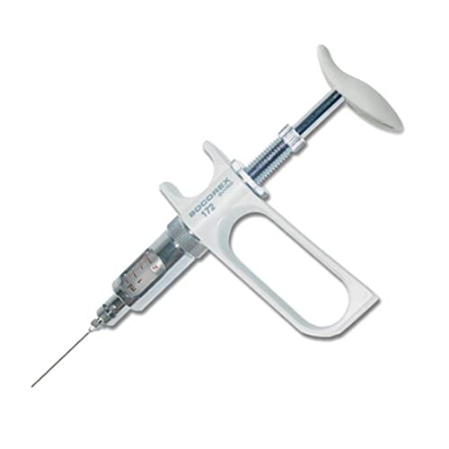 Socorex SR-0272 Dosys Basic172 Borosilikat Glas/Edelstahl Labor Selbstfüller Spritzen, 0.3ml-2ml Kapazität, Silber Socorex SR-0272 Dosys Basic172 Borosilikat Glas/Edelstahl Labor Selbstfüller Spritzen, 0.3ml-2ml Kapazität, Silber von SOCOREX