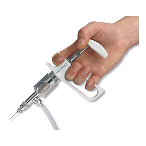 Socorex SR-0278 Dosys Classic173 Borosilikat Glas/Edelstahl Labor Selbstfüller Spritzen, 0.3ml-2ml Kapazität, Silber von SOCOREX