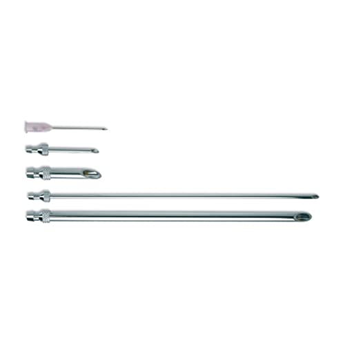 Socorex SR-0345 Edelstahl Injektionsnadeln für Dosys Selbstfüllerpritzen, 0.6mm Durchmesser x 12mm Länge Nadel, 12 Stück von SOCOREX