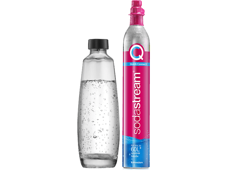 SODASTREAM Quick Connect Reservezylinder + 1 L Glasflasche Wassersprudler Zubehör SODASTREAM Quick Connect Reservezylinder + 1 L Glasflasche Wassersprudler Zubehör von SODASTREAM