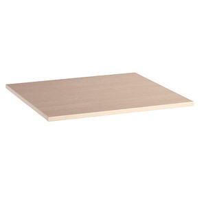 SODEMATUB Tischplatte ahorn rechteckig 80,0 x 80,0 x 2,5 cm von SODEMATUB