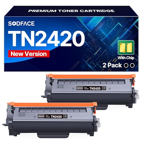 SODFACE TN2420 TN2410 Toner Kompatibel für Brother TN2420 TN2410 für Toner Brother MFC L2710DW MFC-L2710DW MFC-L2710DN HL-L2350DW DCP-L2530DW HL-L2375DW MFC-L2750DW MFC-L2730DW Drucker von SODFACE