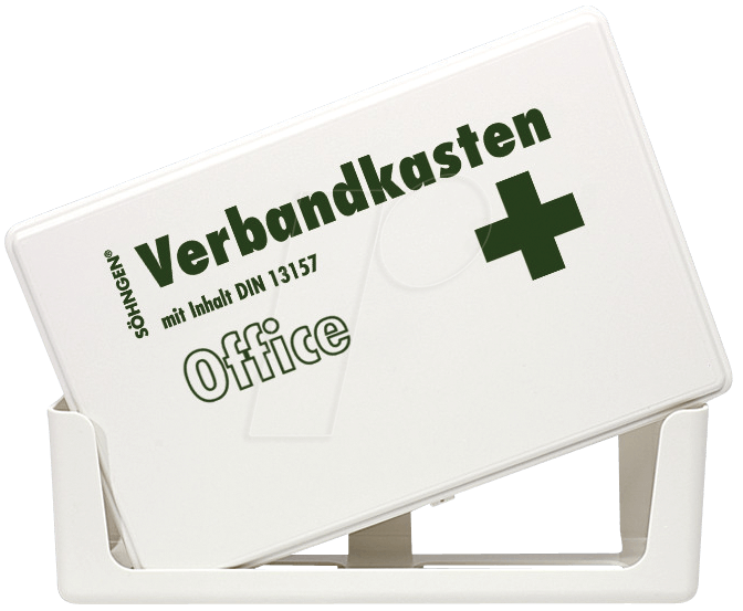 SNG 3003056 - Office Verbandkasten DIN 13157, inkl Wandhalterung von SÖHNGEN