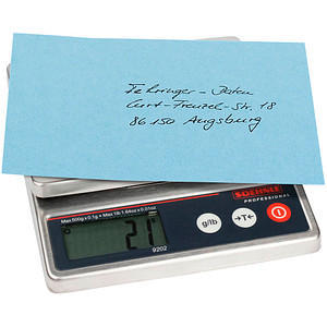 SOEHNLE PROFESSIONAL Briefwaage 9202 silber für max. 0,5 kg SOEHNLE PROFESSIONAL Briefwaage 9202 silber für max. 0,5 kg von SOEHNLE PROFESSIONAL
