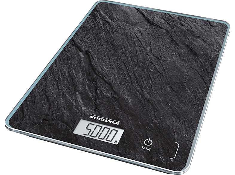 SOEHNLE Page Compact 300 Slate Küchenwaage (Max. Tragkraft: 5 kg von SOEHNLE