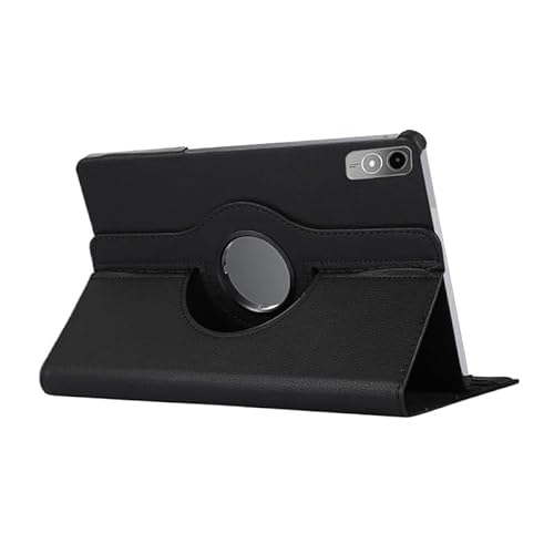 SOENS 360 Grad drehbarer Ständer for Tablets, geeignet for Lenovo Tab P12/ Xiaoxin Pad Pro 12,7 Zoll TB-370FU TB-371FC Hülle(Black,for Lenovo P12 12.7 inch) von SOENS