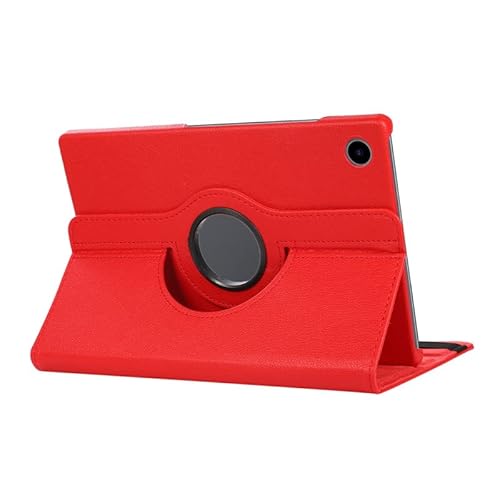 360 drehbare Hülle kompatibel mit Samsung Galaxy Tab S7 S8 11 SM-T870 X700 Tablet Cover Tab S5e A8 10.5 X200 S6 10.4 Hülle (Color : Red, Size : for S7 S8 11 inch) von SOENS