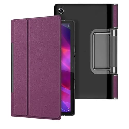 Kompatibel mit Lenovo Yoga Tab 11 YT-J706F YT-J706X 11 Zoll PU-Leder Flip Stand Tablet-Hülle(Color:Purple) von SOENS