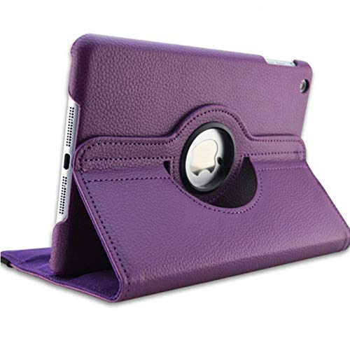 Kompatibel mit Samsung Galaxy Tab Note Pro 12,2 Zoll SM-P900 P901 P905 Tablet-Hülle, 360 drehbare Halterung, Klappständer, Lederhülle (Color : Purple) von SOENS