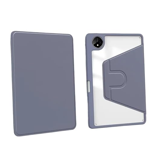 SOENS 360 Grad drehbare, durchsichtige Acryl-Ständerabdeckung, geeignet for Huawei Matepad Pro 13,2 Zoll PCE-W30 2025 mit Bleistifthalter-Etui(Lavender Purple) von SOENS